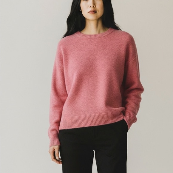 Magaschoni Sweaters - Magaschoni Cashmere Crewneck Sweater Dusty Rose Size M